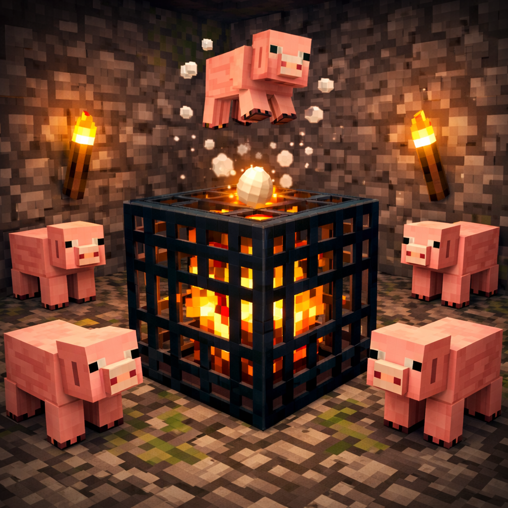 Spawner à Cochons